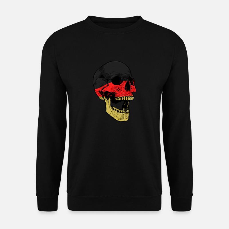 Germany Skull Skull - Unisex Sweatshirt - black