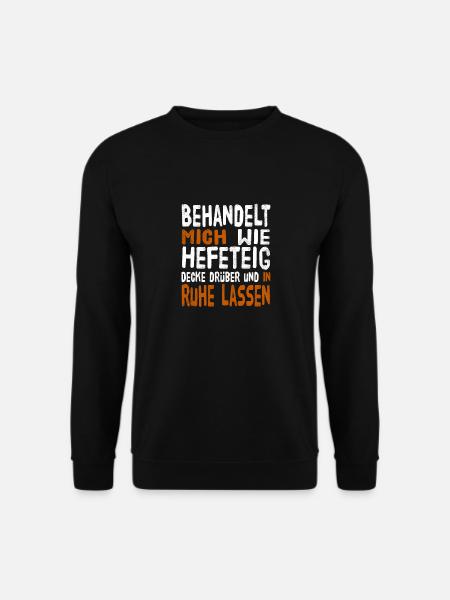 Hefeteig - Unisex Pullover - Schwarz