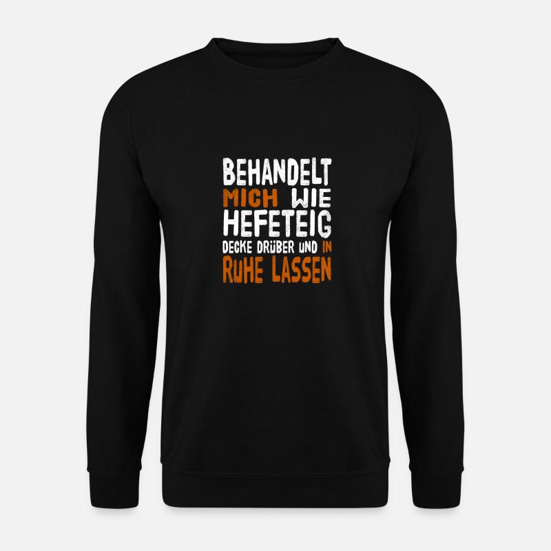 Hefeteig - Unisex Pullover - Schwarz
