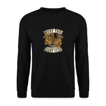 The Art Of 8 Limbs, Muay Thai Boxing MMA Martial - Sweat-shirt Unisexe - noir - Devant - Alina (178cm) & Michal (187cm)