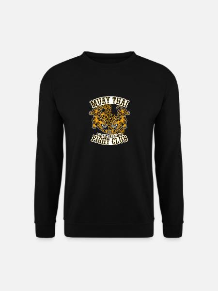 The Art Of 8 Limbs, Muay Thai Boxing MMA Martial - Unisex Pullover - Schwarz