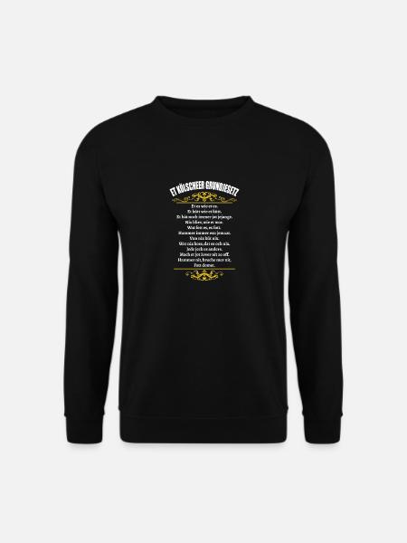 Kölner Grundgesetz bytheManzanita´s - Unisex Pullover - Schwarz