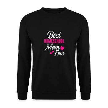 Meilleur Homeschool Mom Ever - Sweat-shirt Unisexe - noir - Devant - Alina (178cm) & Michal (187cm)