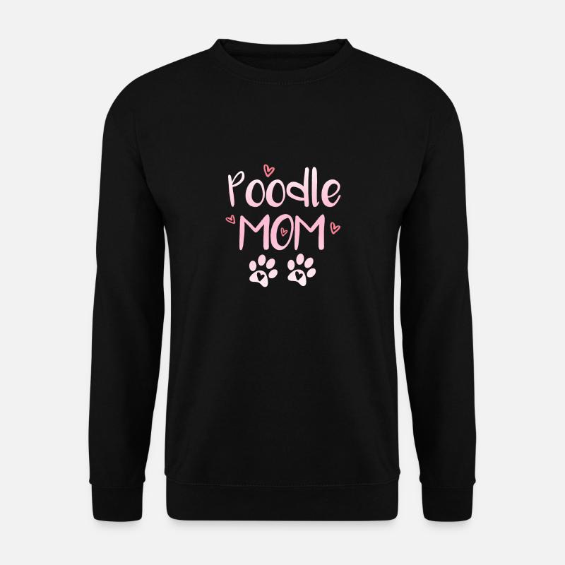 Poodle Mom - Unisex Sweatshirt - black