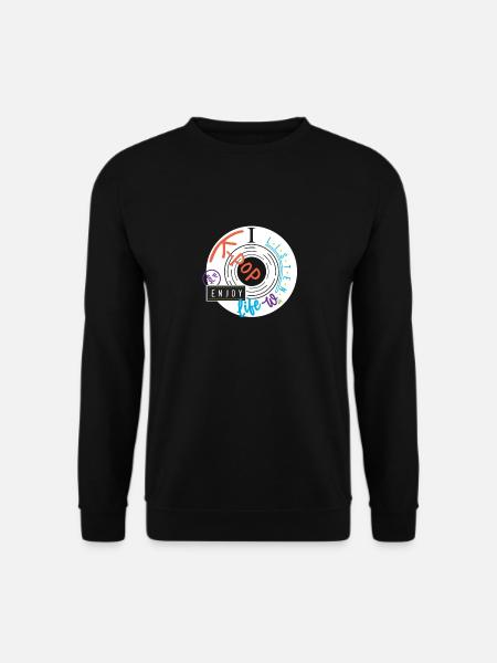 I listen K-Pop... K-Pop - Unisex Pullover - Schwarz