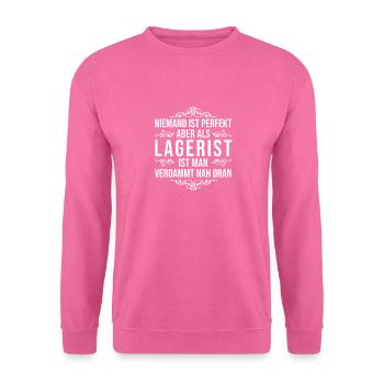 Lagerist Fachlagerist - Unisex Pullover - Pink - Vorne