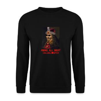 Vlad Tepes - Dracula Vampire Vampires Bloodsucker - Unisex Sweatshirt - black - Front - Alina (178cm) & Michal (187cm)
