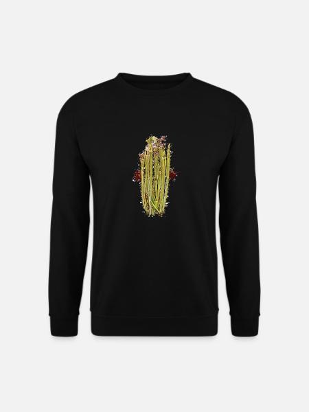 Sarracenia leucophylla Plantes carnivores - Sweat-shirt Unisexe - noir