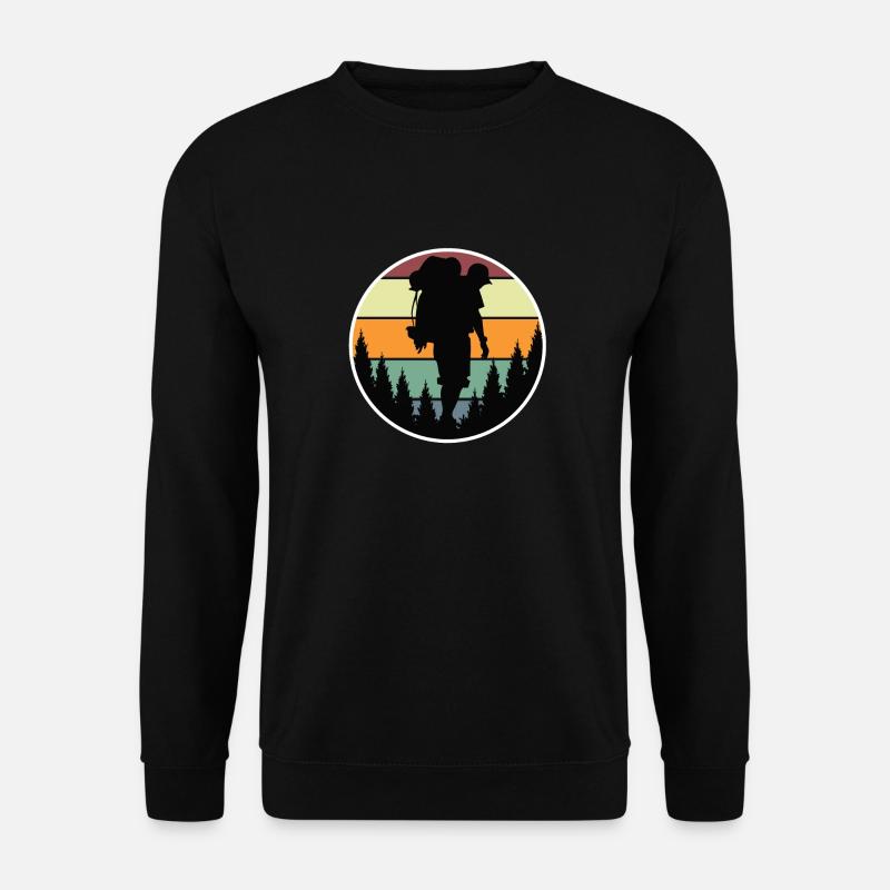 Hiking - Unisex Sweatshirt - black