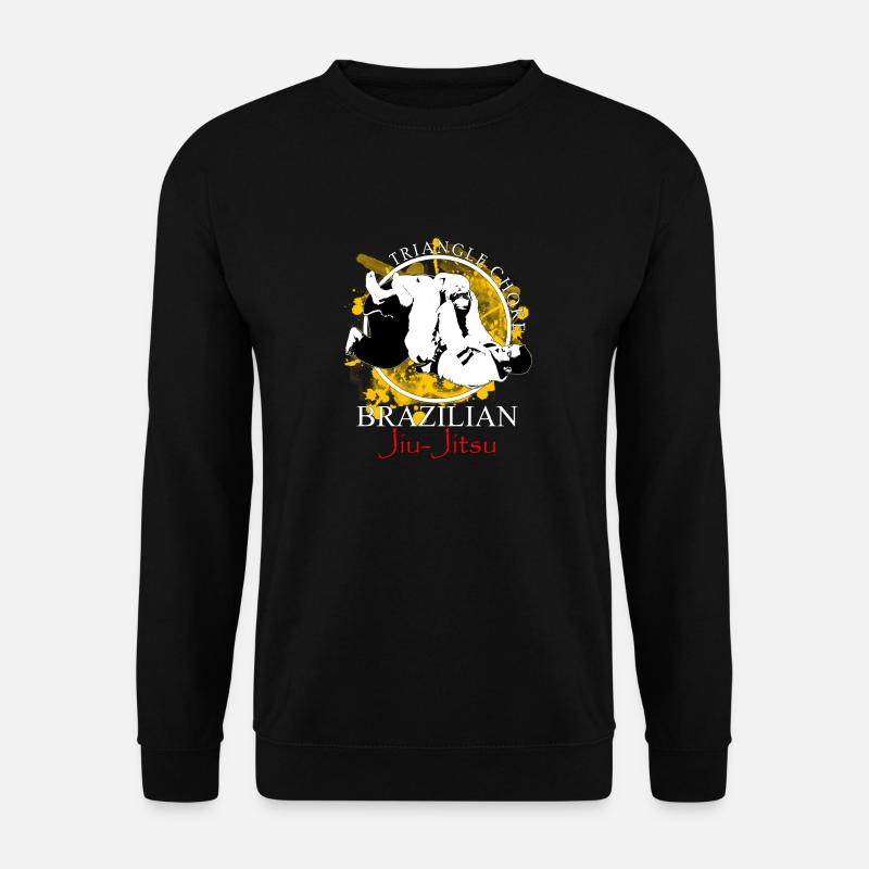 BJJ - Triangle - Brazilian Jiu-Jitsu - Unisex Pullover - Schwarz