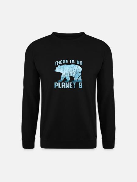 No Planet B - Unisex Sweatshirt - black