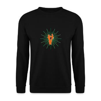 Arbre d’arborescences d’arbres Idée cadeau - Sweat-shirt Unisexe - noir - Devant - Alina (178cm) & Michal (187cm)