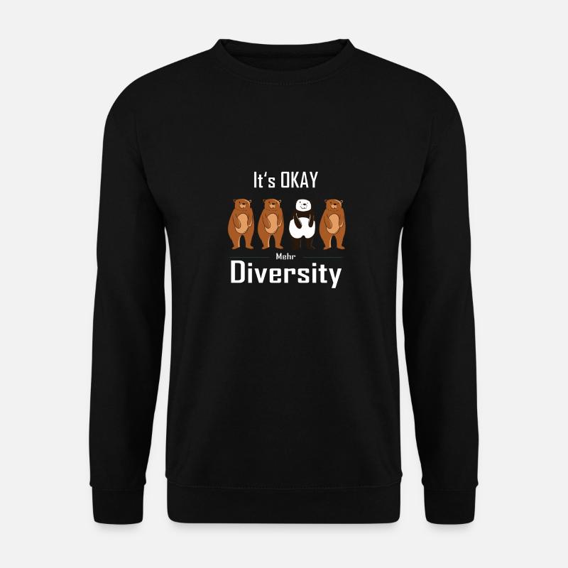 More Diversity - Unisex Sweatshirt - black