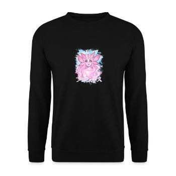 Anti social Japonais Sort Anime - Sweat-shirt Unisexe - noir - Devant - Alina (178cm) & Michal (187cm)