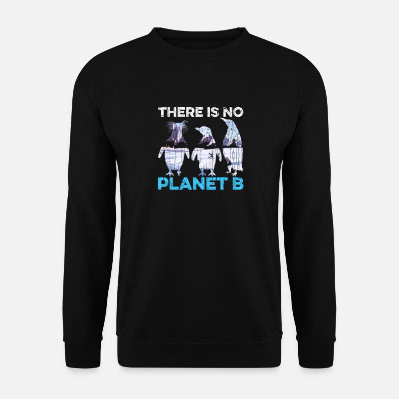 No Planet B - Unisex Sweatshirt - black