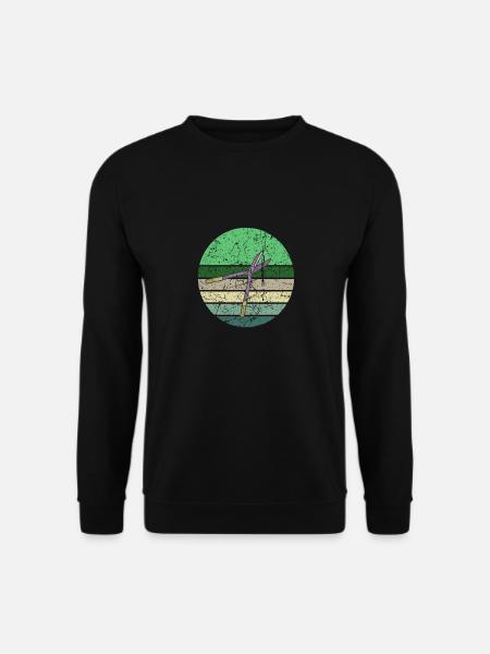 Gartenarbeit Heckenschere Retro - Unisex Pullover - Schwarz