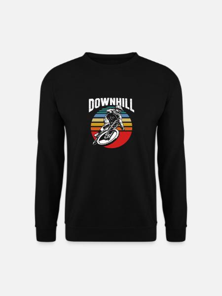 Downhill Cool Motiv - Unisex Pullover - Schwarz