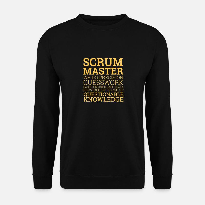 "Scrum Master" | Scrum Master - Unisex Pullover - Schwarz