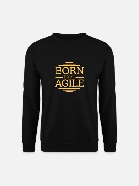 "Scrum Agile"| Scrum Master - Unisex Pullover - Schwarz