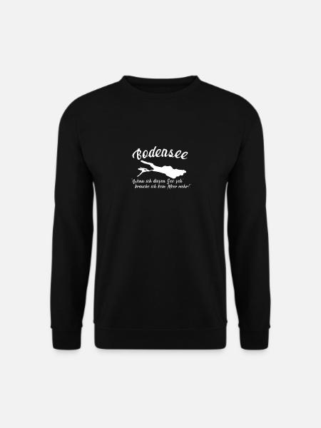 Bodensee See Kontanz Süddeutschland Geschenkidee - Unisex Pullover - Schwarz