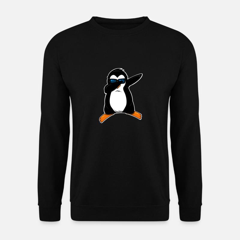 Pingouin dabbing mignon - Sweat-shirt Unisexe - noir
