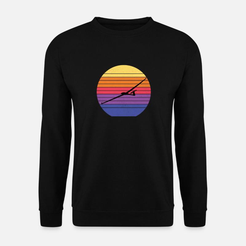 Sunset Glider Glider - Unisex Sweatshirt - black