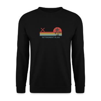 Ripple XRP Crypto Blockchain Digital Currency - Unisex Sweatshirt - black - Front - Alina (178cm) & Michal (187cm)
