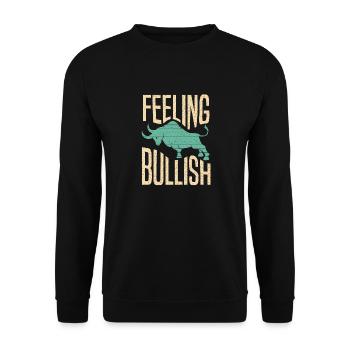 Forex Trading Option Trading for a Daytrader, - Unisex Sweatshirt - black - Front - Alina (178cm) & Michal (187cm)
