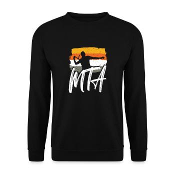 Boomerang Australie MTA boomerang idée cadeau - Sweat-shirt Unisexe - noir - Devant - Alina (178cm) & Michal (187cm)