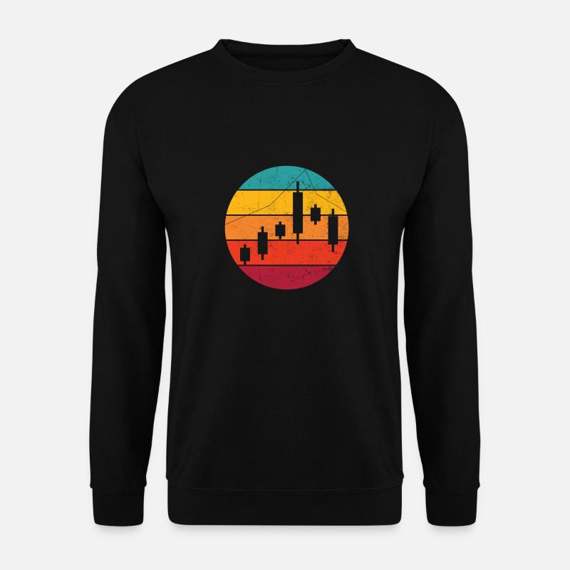 Rétro trading forex trading d’options pour un - Sweat-shirt Unisexe - noir