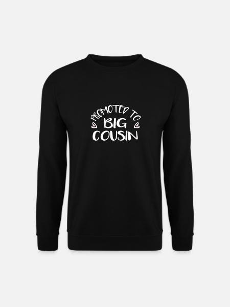 Promoted to big cousin - Unisex Sweatshirt - black