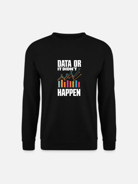 Datenanalyse Datentechnik Business Intelligence - Unisex Pullover - Schwarz