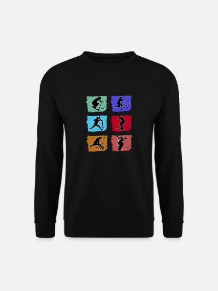 Trottinette acrobatique skater trottinette acrobatique trottinette acrobatique - Sweat-shirt Unisexe - noir