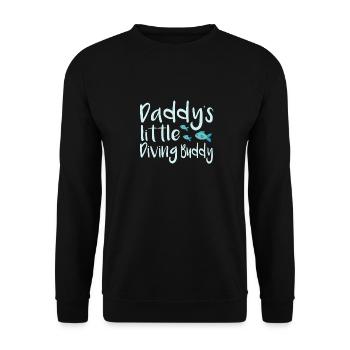 Diving Buddy - Sweat-shirt Unisexe - noir - Devant - Alina (178cm) & Michal (187cm)