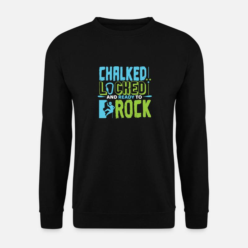 Erklimme den Fels - Unisex Pullover - Schwarz