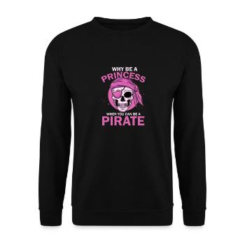 Un dicton de pirate effronté pour les femmes fortes - Sweat-shirt Unisexe - noir - Devant - Alina (178cm) & Michal (187cm)