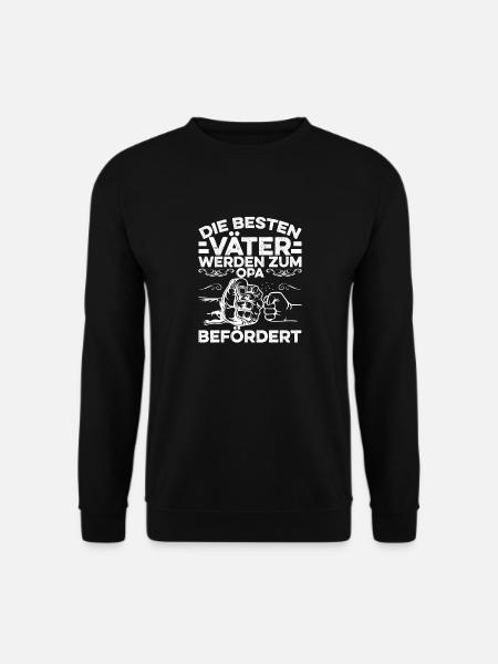 Besten Väter werden Opa - Unisex Pullover - Schwarz