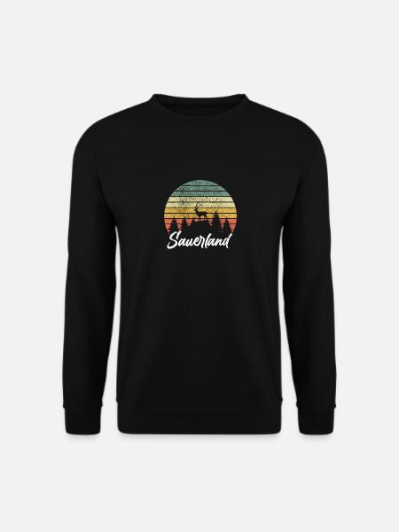 Sauerland Sauerländer Nordrhein-Westfalen Geschenk - Unisex Pullover - Schwarz