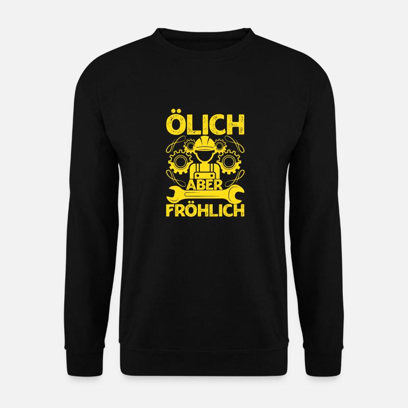 Ölich aber Fröhlich - Unisex Pullover - Schwarz