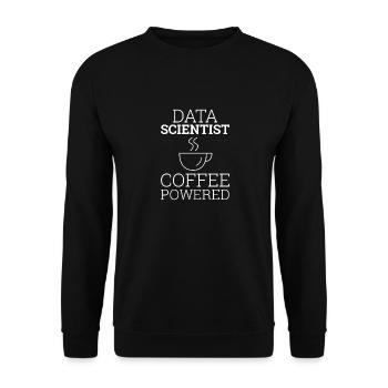 "Data Science" | Data Scientist - Unisex Pullover - Schwarz - Vorne - Alina (178cm) & Michal (187cm)