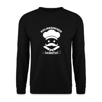 Kochen Spruch Kochausbildung Sauce Patissier - Unisex Pullover - Schwarz - Vorne - Alina (178cm) & Michal (187cm)