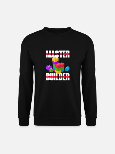 Master Builder Shirt | Cute Master Block Builder - Unisex Sweatshirt - black