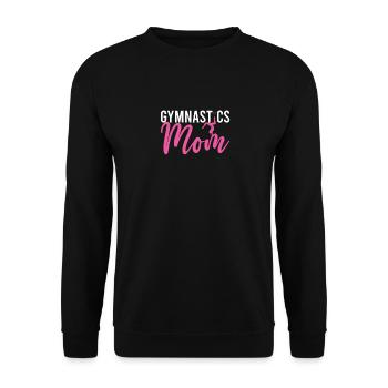 Gymnastics Mom Turner Mom Gymnastics Mother's Day - Unisex Sweatshirt - black - Front - Alina (178cm) & Michal (187cm)