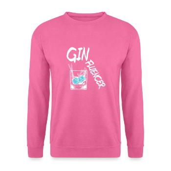 Ginfluencer Ginglas - Gin und Tonic Sprüche - Unisex Pullover - Pink - Vorne