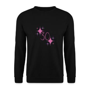 30. - Sweat-shirt Unisexe - noir - Devant - Alina (178cm) & Michal (187cm)