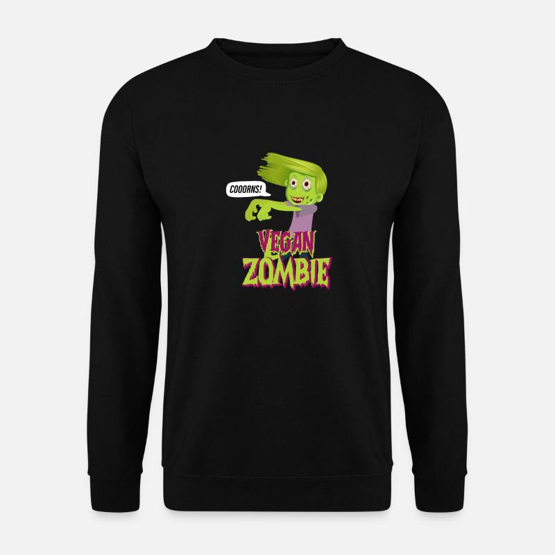 VEGAN ZOMBIE Cooorns! - Unisex Pullover - Schwarz