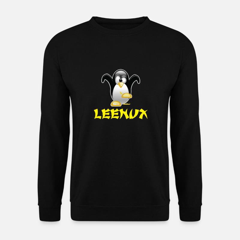 Leenux - Unisex Pullover - Schwarz