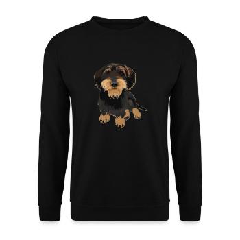 Velo-1000, 1000 000 000 - Sweat-shirt Unisexe - noir - Devant - Alina (178cm) & Michal (187cm)