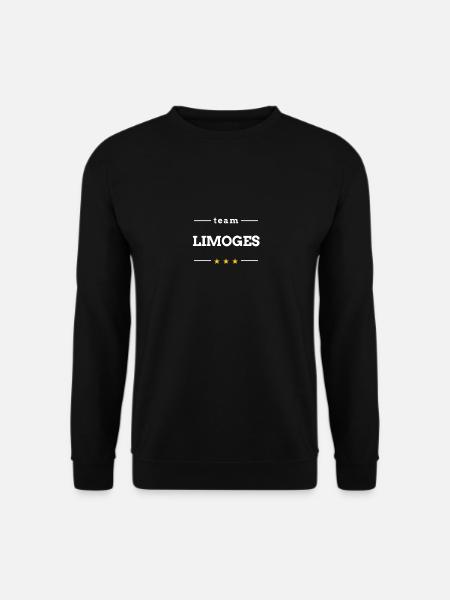 Représente la ville de Limoges ! - Sweat-shirt Unisexe - noir