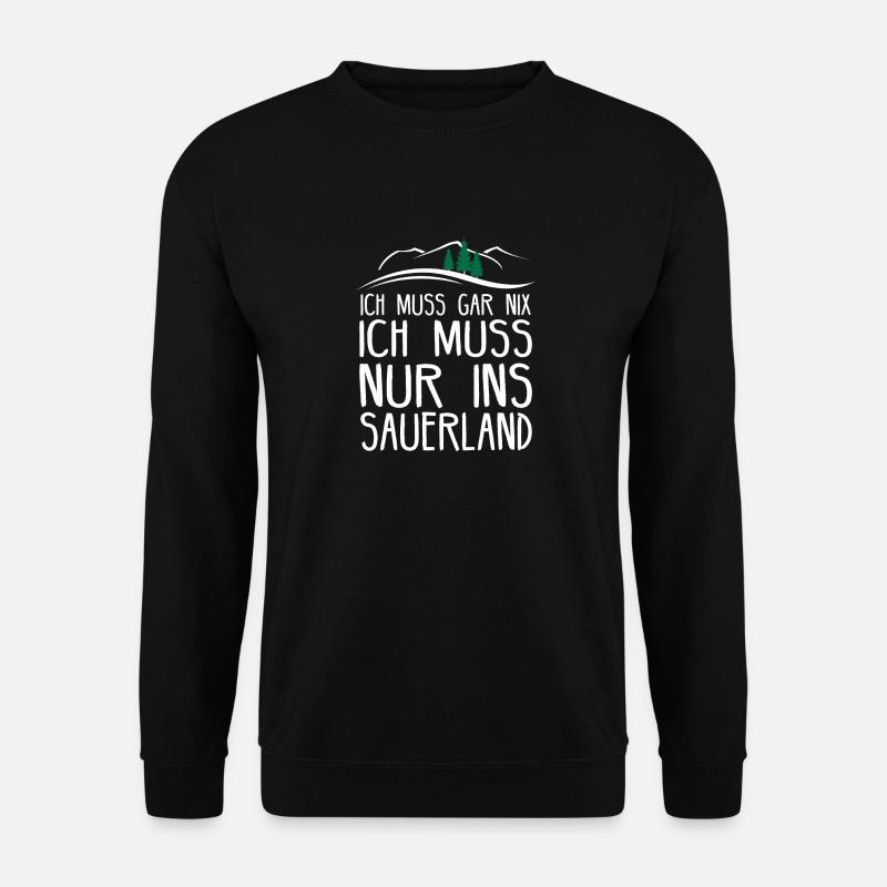 Sauerland Sauerländer Soest Wandern Geschenkidee - Unisex Pullover - Schwarz